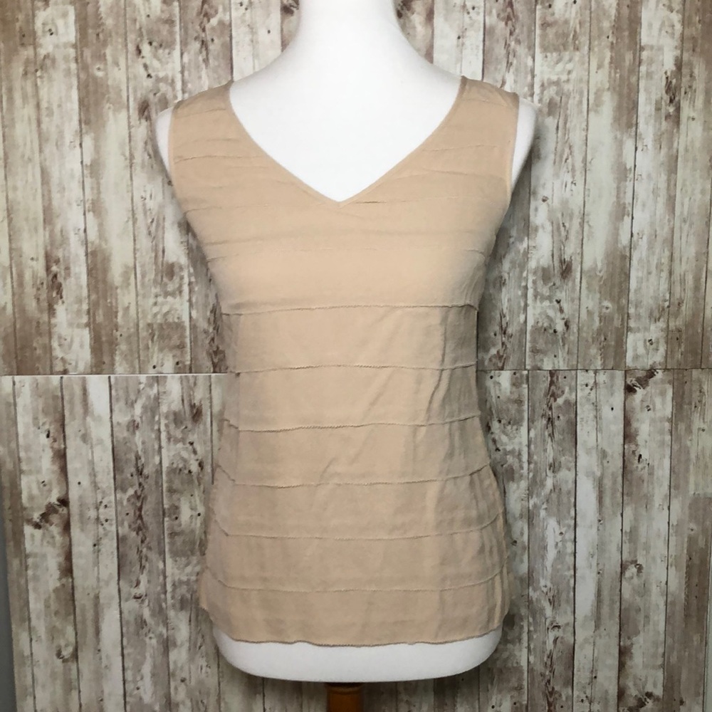 Tory Burch Ruffle Sleeveless Blouse